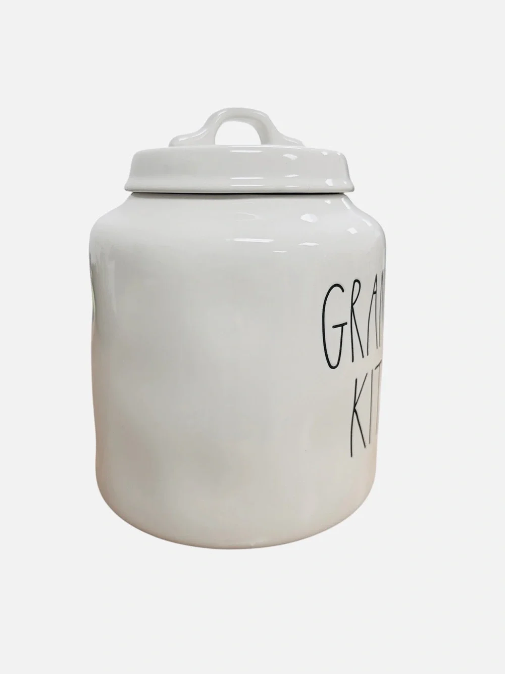 Rae Dunn Grandma’s Kitchen Ceramic White Canister Cookie Jar Artisan Collection